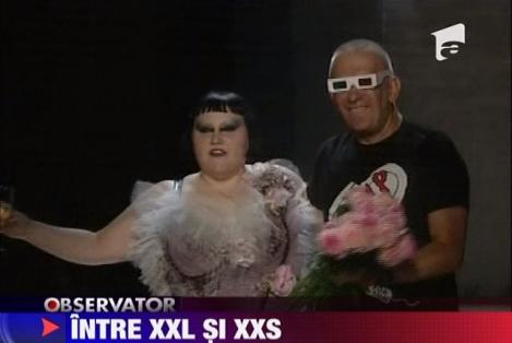 VIDEO! XXL vs. XXS la o prezentare marca Jean Paul Gaultier