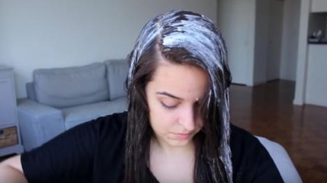 Și-a pus maioneză în cap și a încălzit-o cu foehn-ul! Ce a obținut tânăra din imagine - VIDEO