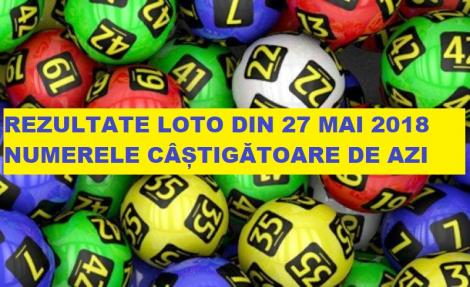UPDATE: Rezultate Loto 6 din 49, Loto 5 din 40, Joker și Noroc. Numere câștigătoare 27 mai 2018