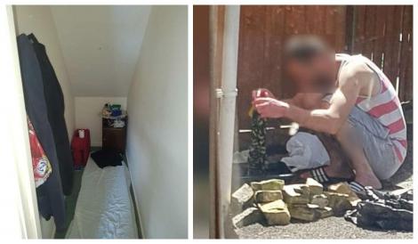 VIDEO. Au apărut primele imagini cu chinul la care era supus românul ținut sclav sub scări în Anglia