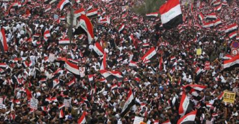 Mii de manifestanţi cer, la Bagdad, plecarea trupelor americane din Irak