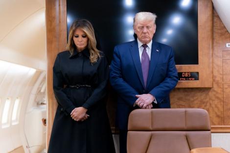 Donald Trump si Melania au fost testați pozitiv pentru coronavirus. Ce se întâmplă la Casa AlbĂ