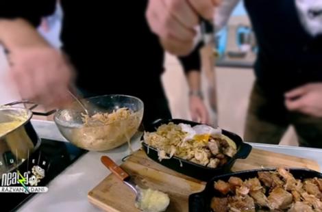 Rețetă de mămăligă cu cartofi și carne de la garniță,  preparată de Chef Nicolai Tand la Super Neatza
