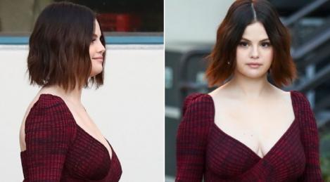 Selena Gomez, fotografiată într-o rochie elegantă. Cum arată perechea de încălțări purtată de artistă 