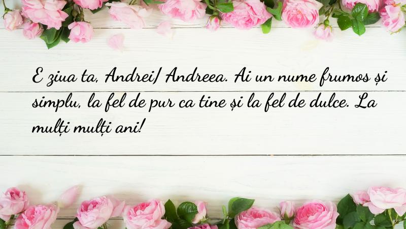 ilustrata cu mesaj de onomastica de sfantul andrei 2021