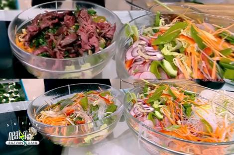 Rețetă de salată din bucătăria asiatică, preparată de Chef Nicolai Tand la Neatza cu Răzvan și Dani