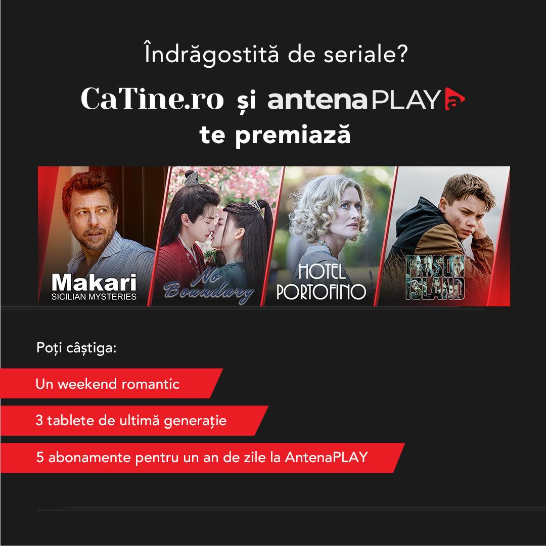 Concurs pentru îndrăgostiţii de seriale, pe CaTine.ro şi AntenaPLAY