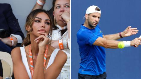 Grigor Dimitrov și Mădălina Ghenea, sărut pasional la Wimbledon. Cei doi și-au dat frâu liber sentimentelor în văzul tuturor