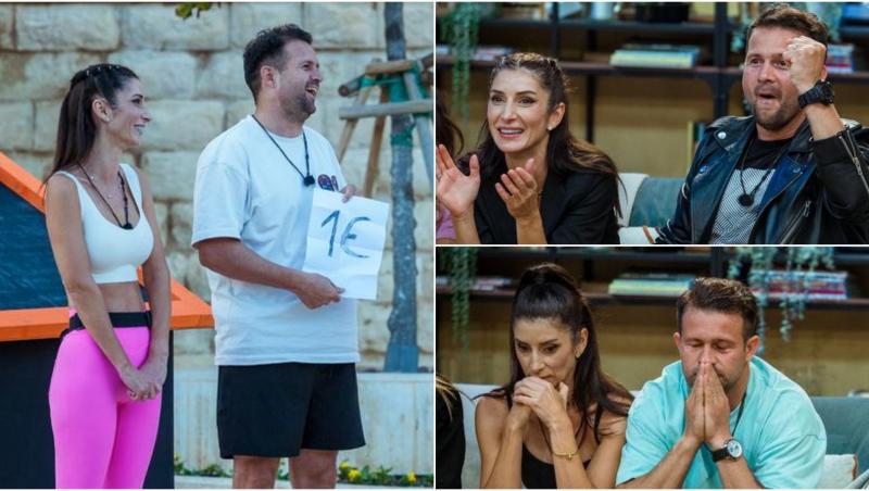 colaj foto Elena și Robert Tudor la Power Couple România, sezonul 2