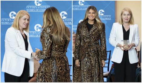 Cine este Georgiana Pascu, românca premiată de Melania Trump. Ce a zis Prima Doamnă în gala International Women of Courage