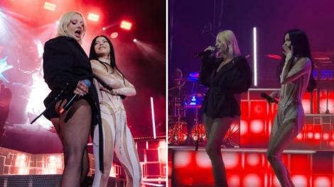 Inna și Alexandra Stan au făcut furori în fața fanilor la concertul din Amsterdam. Cum și-au făcut româncele apariția pe scenă