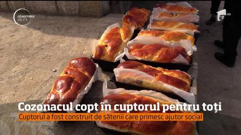 Locuitorii dintr-o comună din Iaşi îşi coc cozonacii în acelaşi cuptor!