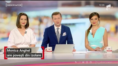 Monica Anghel, povești din izolare. Artista s-a mutat la conacul ei, alături de copil şi de părinţi