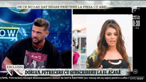 Dorian Popa s-a întors la Xtra Night Show. Artistul a vorbit despre relația cu Abi și Selly